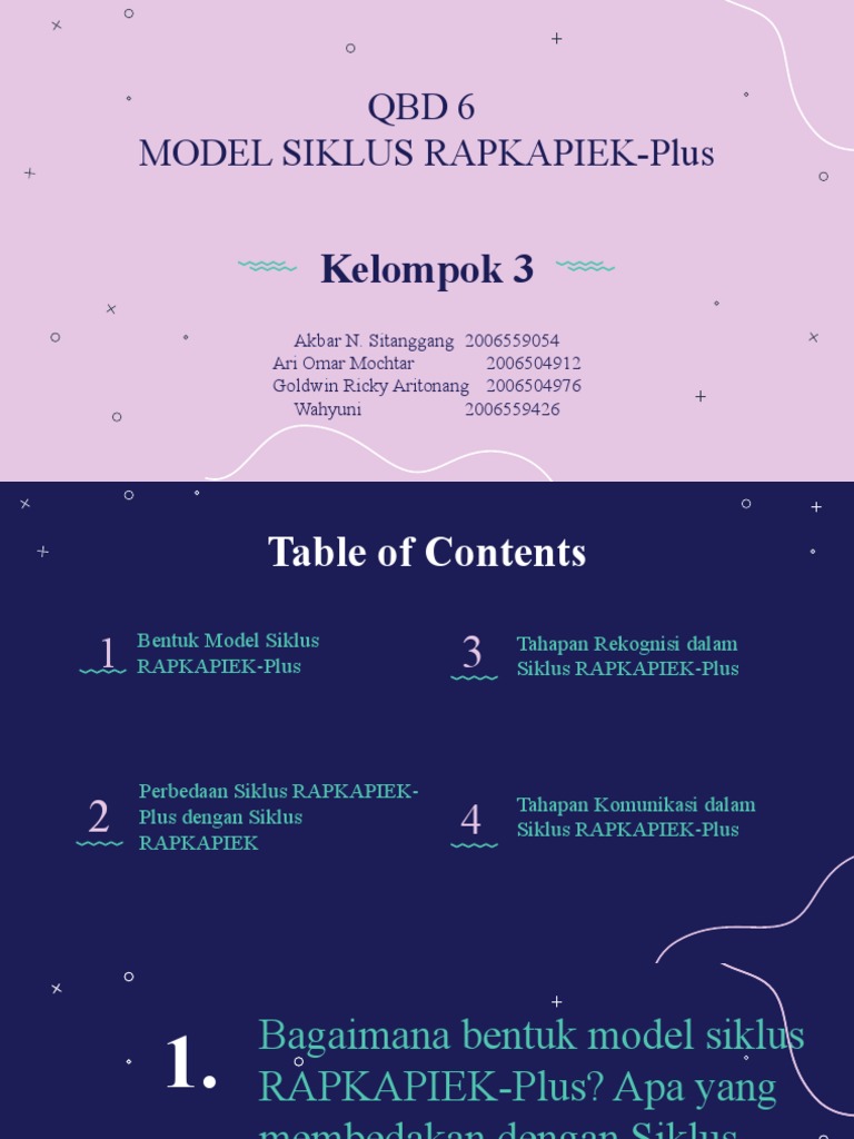 Model Siklus RAPKAPIEK-Plus | PDF | Bisnis