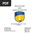 Patentability of Biotechnology in India