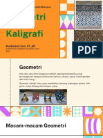 Geometri Dan Kaligrafi