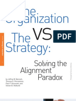 Organization Vs Strategy