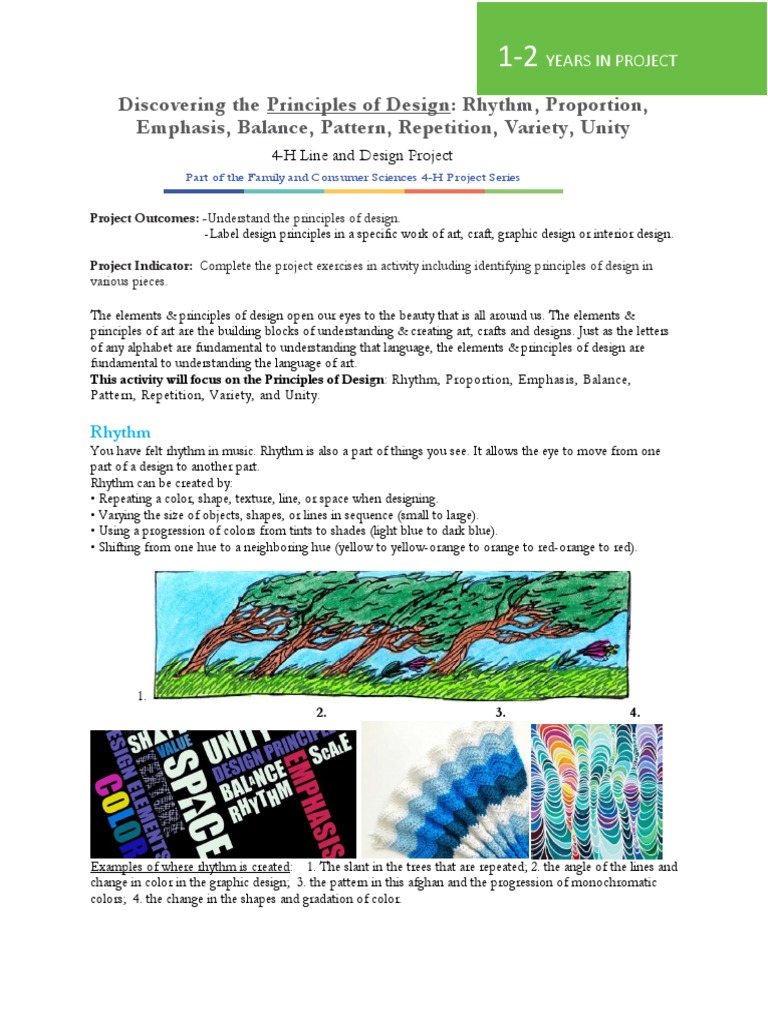 Rythym Proportion Emphasis Balance | PDF | The Arts | Aesthetics