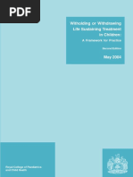 Royal College of PCH - Withholding and Withdrawing LST 2004