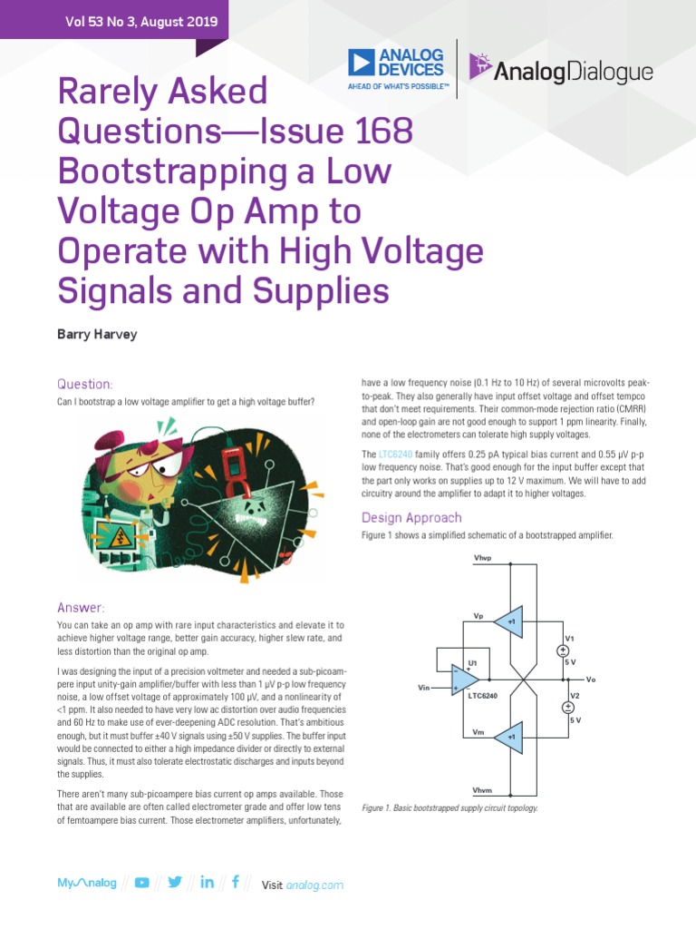 Increase OpAmp Output Voltage Swing Boosting Output PDF Amplifier Operational Amplifier