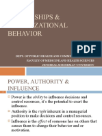 Leaderships & Organizational Behavior