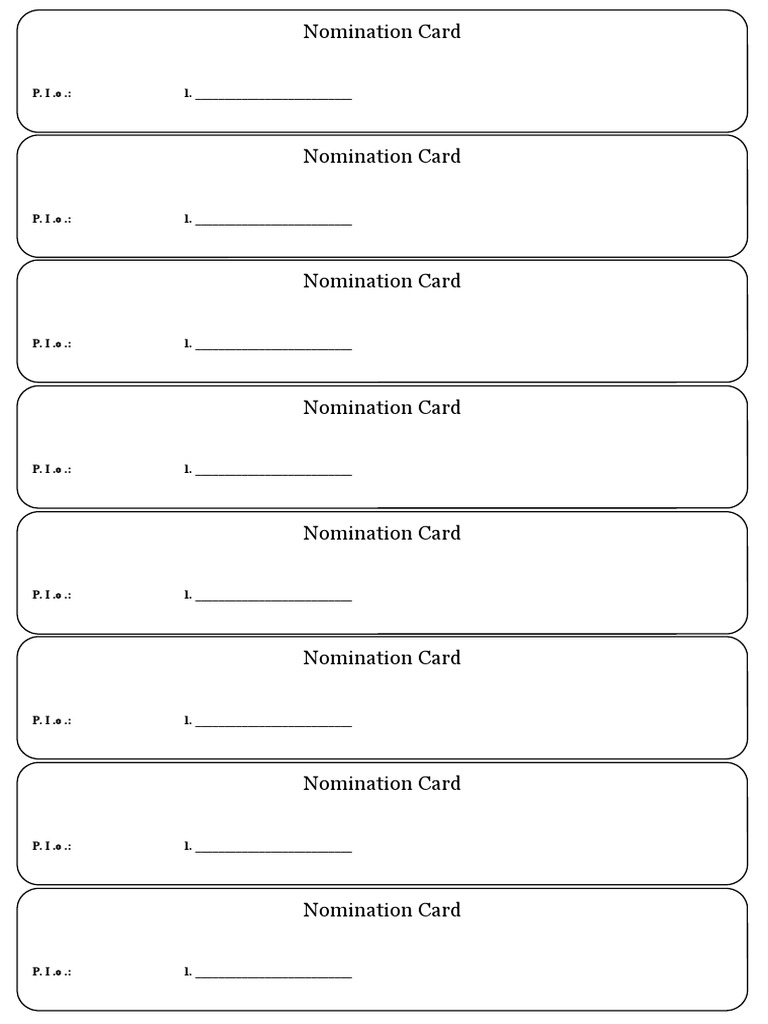 Sample Ballots For PTA Election PDF