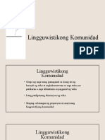 Lingguwistikong Komunidad