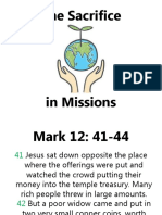 Sacrifice in Missions