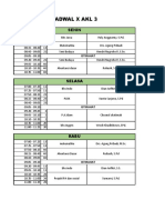 Jadwal X Akl 3