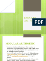 Modular Arithmetic