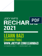 Joey Yap'S: Recharge 2021