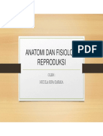 Anatomi Dan Fisiologi Reproduksi: Oleh: Hudila Rifa Karmia