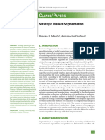 Članci/Papers: Strategic Market Segmentation
