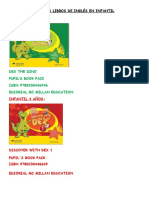 Libros inglés infantil 3-5 años colección Dex