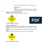 Contoh Klasifikasi Muatan Berbahaya Dari Klasifikasi Kelas 5.1 Sampai Kelas 8