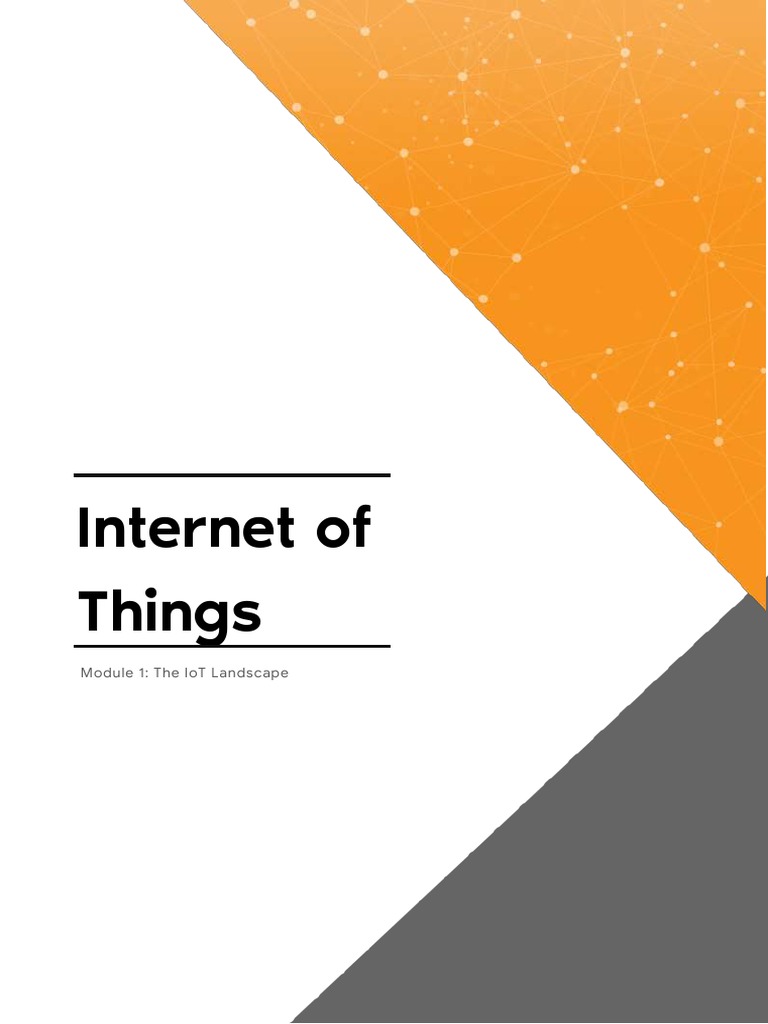 Module 1 IoT - Landscape | PDF | Internet Of Things | Computer Network