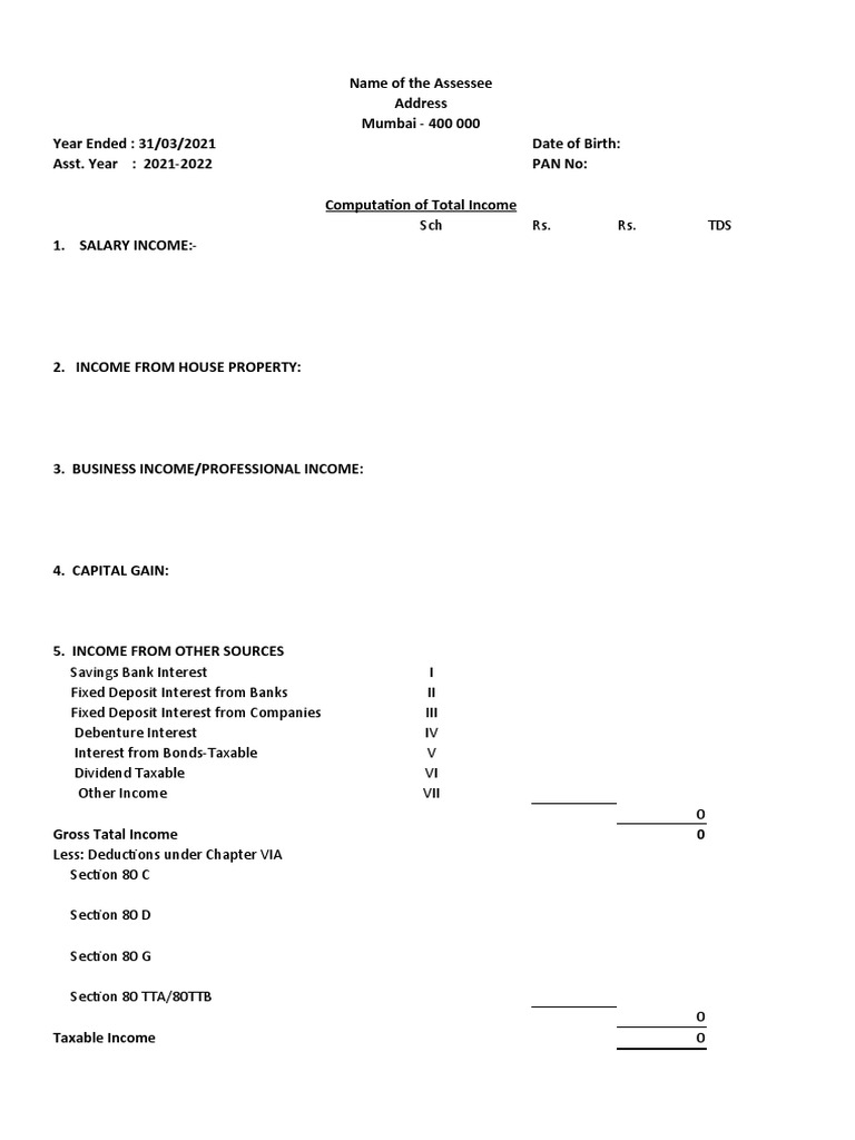 Format For Bank Analysis | PDF | Income | Dividend