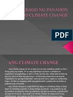 Pagbabago NG Panahon o Climate Change
