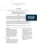 Informe Laboratorio Fisica Electrica-Ley de Ohm