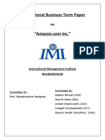 IB Amazon - COM INC. Term Paper