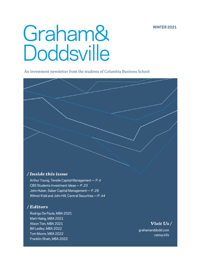 Graham & Doddsville Issue 41 v15 PDF Stocks Investing