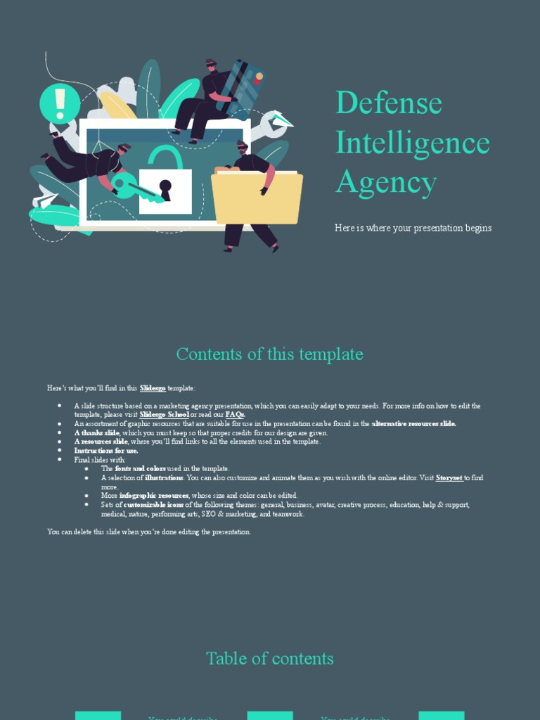Defense Intelligence Agency by Slidesgo | PDF | Planets | Solar System