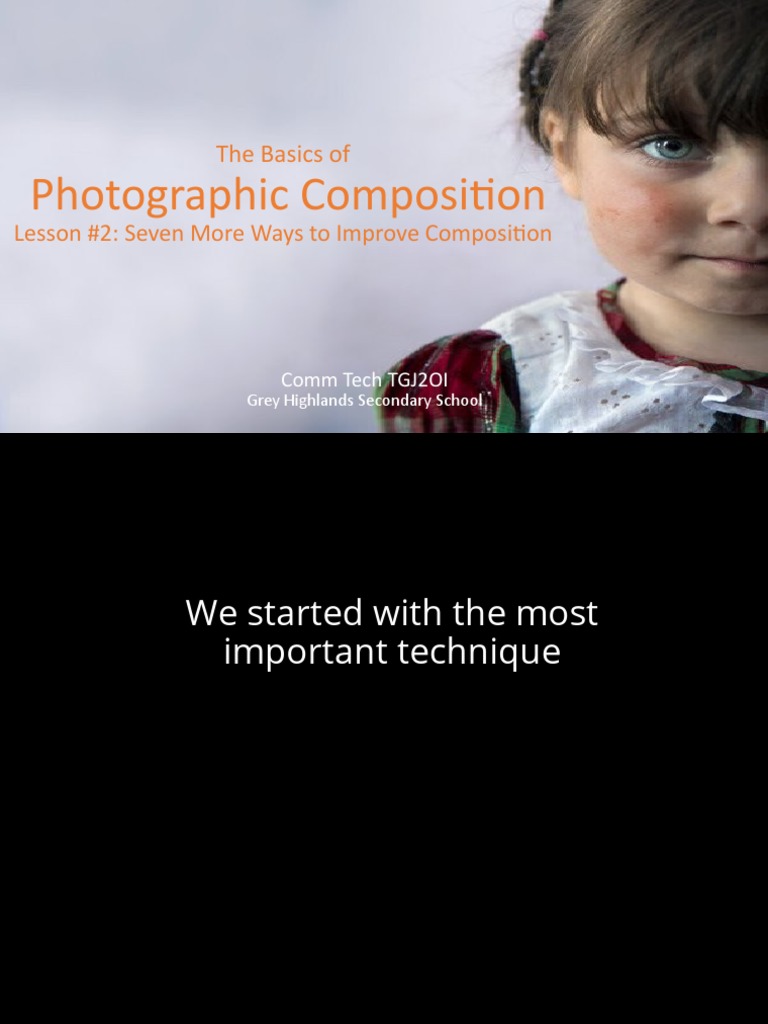 Essential Techniques for Photo Composition | PDF | Composition (Visual ...