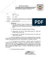 Memo On Encoding of Arrested Persons in E-Rogue System
