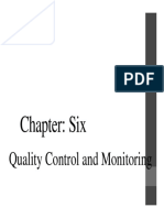 Chapter: Six: Quality Control and Monitoring
