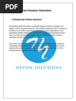 Facial Emotion Detection: 1) Background/ Problem Statement