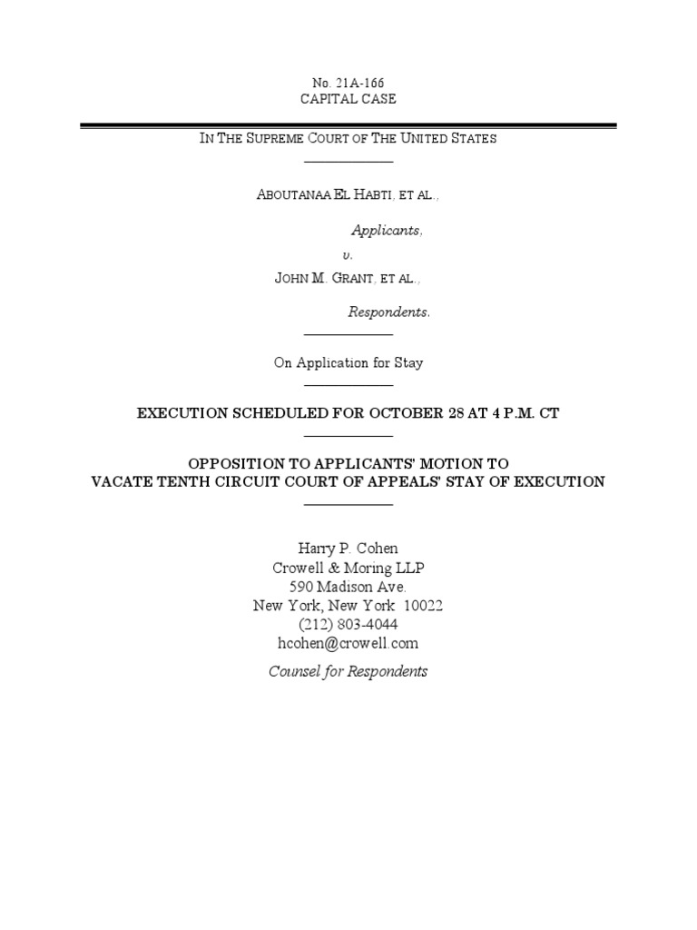 Supreme Court Respondents Brief in Opposition | PDF | Lawsuit | Complaint