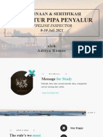 Pembinaan & Sertifikasi Pipeline Inspector