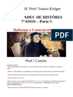 Reforma e Contrarreforma: atividades sobre a história do século 15-16
