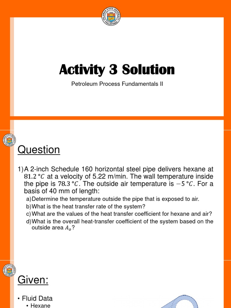 Activity 3 Solution | PDF | Heat Transfer | Heat
