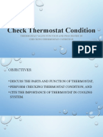 Checking Thermostat Condition