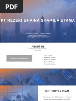 PT Rezeki Shaina Shakila Utama: Agricultural Product - General Trading