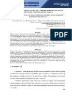 Perfil de Transfusão Sanguínea e Hemocomponentes