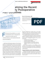 Operationalizing The Recent Multisociety Postoperative Pain Guidelines