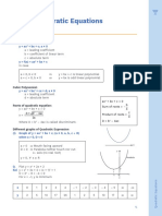 Quadratic Equations