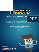 Manual de Olho No Imposto 0 13 - Desenvolvedores