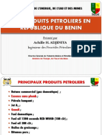 Les Produits Petroliers En Republique Du Benin, Achille H. ADJENIYA, Ministère de l’Energie, de l’Eau et des Mines, Benin