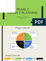 Phase 2 - Project Planning