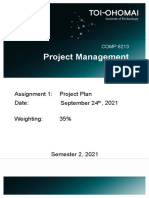 COMP.6213 - Project Management (Assignment 1 - 35%) (Detailed Template)