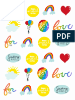 Rainbow Sticker Sheet