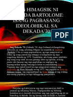 Ang Himagsik Ni Amanda Bartolome Isang Pagbasang Ideolohikal Sa Dekada'70