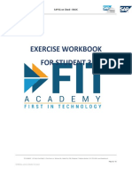 Exercise Workbook For Student 3: SAP B1 On Cloud - BASIC