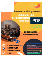 Trabajo Preparatorio Encuentro-Asamblea ACG Málaga 2021