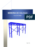 Memoria de Calculo - Plataforma Ventiladores
