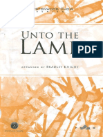 Unto The Lamb BY Bradley Knight