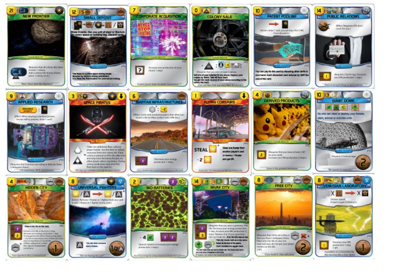 Cards Terraforming Mars 3 PDF