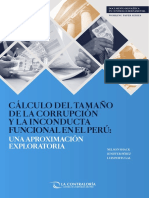 Cálculo de La Corrupción en El Perú